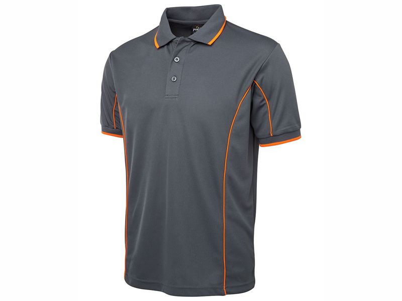 7PIP Men's Podium Poly Piping Polo - Rhino Promotions